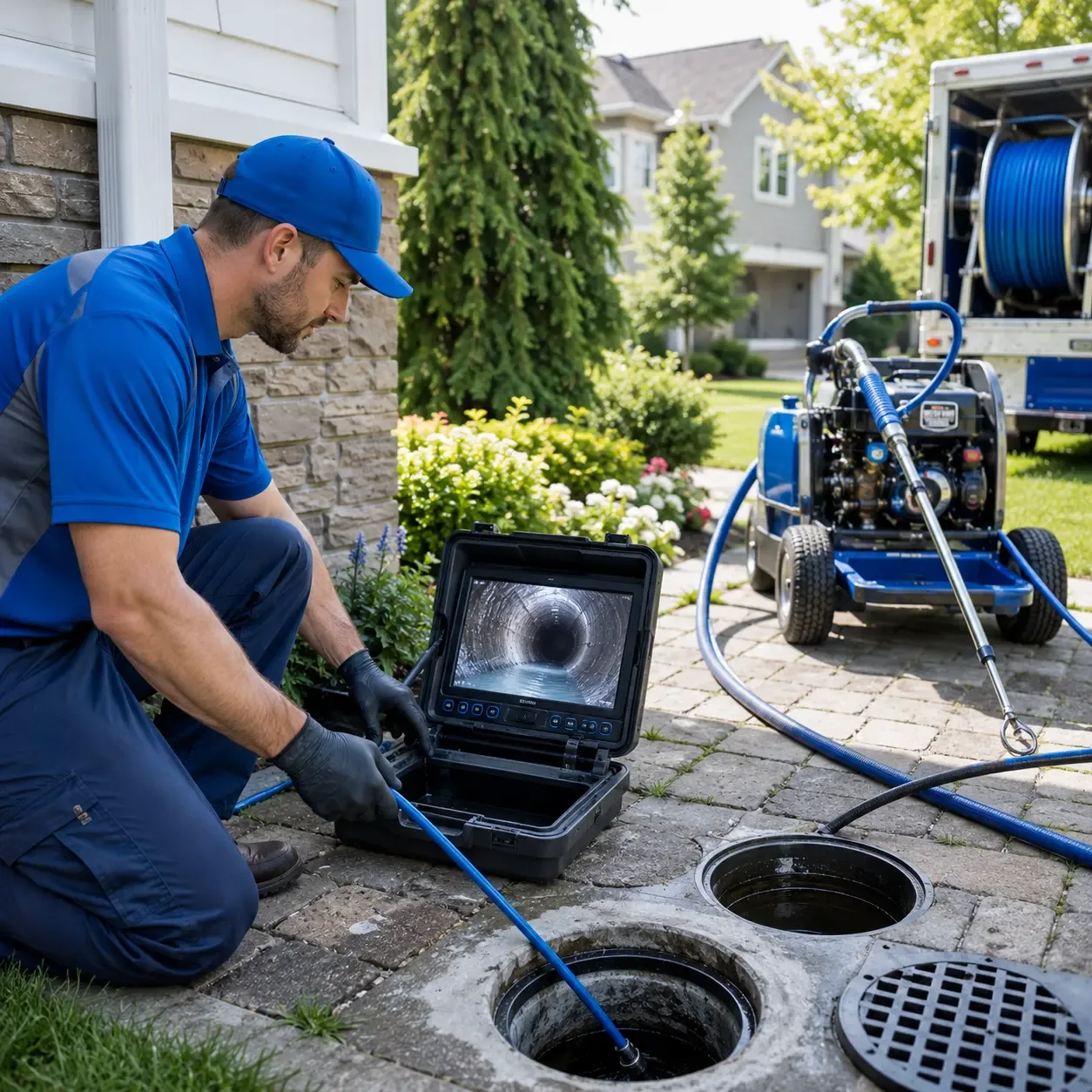 Outdoor drain cleaning professionals serving Sand Fork, WV