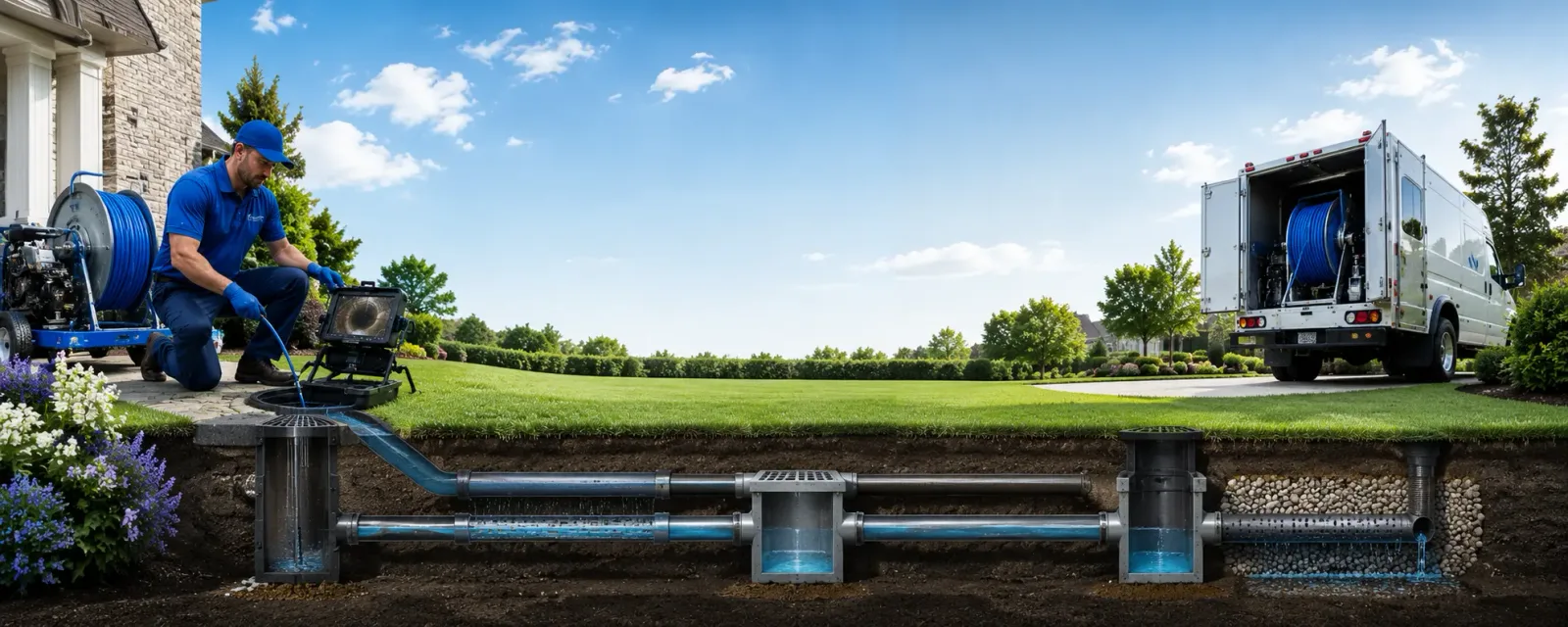Outdoor drain cleaning information for Sand Fork, WV